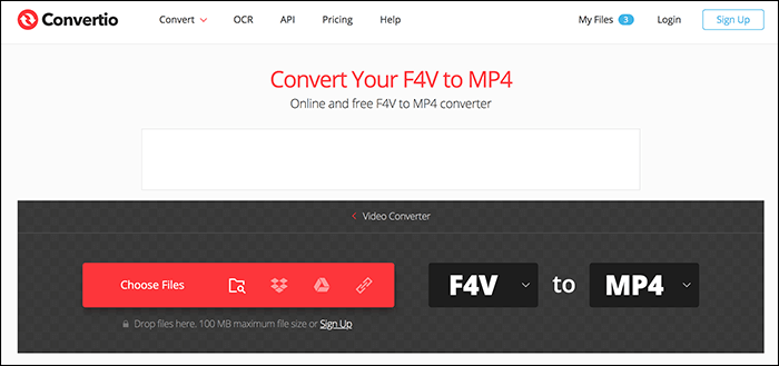 convertip converter f4v naar mp4 online