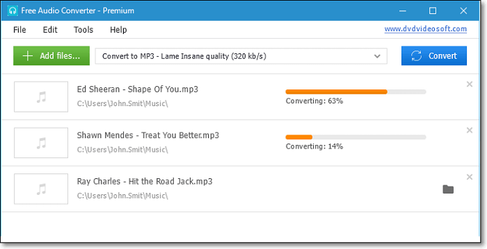 Free Audio Converter - YouTube-video naar MP3-converter voor pc