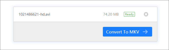 FreeConvert converteer avi naar mkv