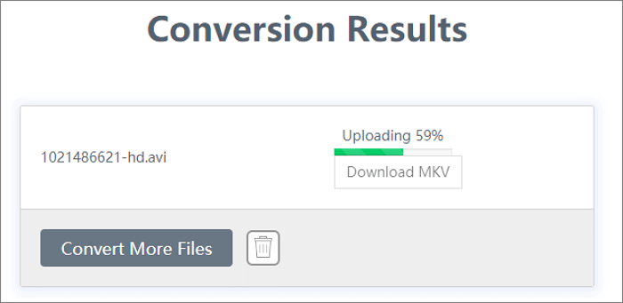 FreeConvert download en bewaar mkv-bestanden