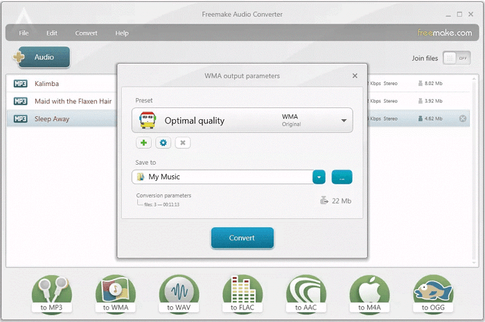 Gratis video-omzetter - Freemake