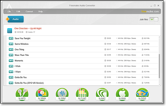 Freemake Audio Converter - Beste MP3-converter voor Windows 10