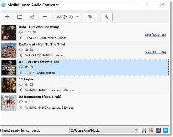 MediaHuman Audio Converter - beste gratis MP3-converter