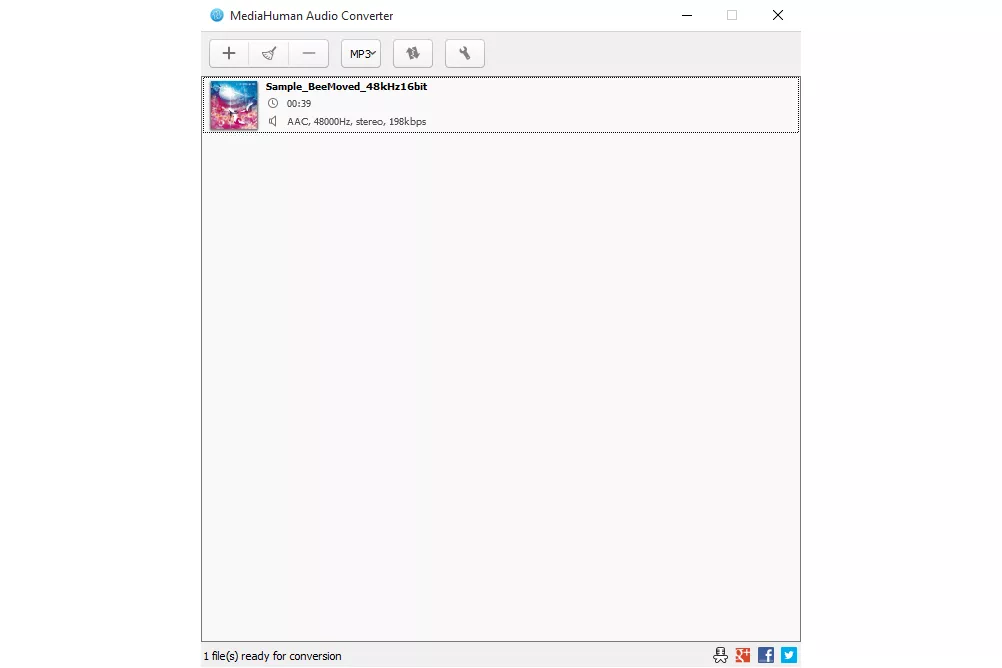 Mediahuman Audio Convert - beste gratis audio-omzetter