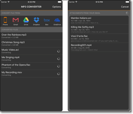 Converteer Facebook-video naar MP3 - iPhone