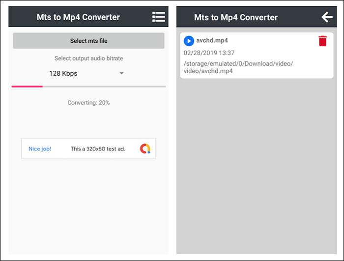 mts-converter android