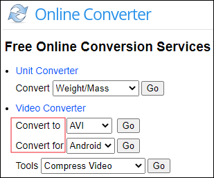 online converter