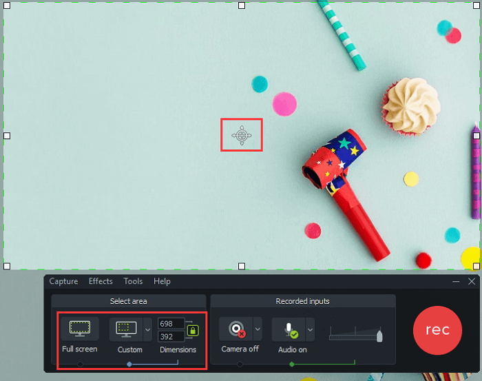 Instellen om video op te nemen met Camtasia