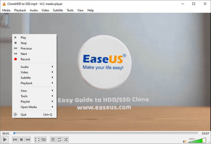 maak een foto van een video-vlc-mediaspeler