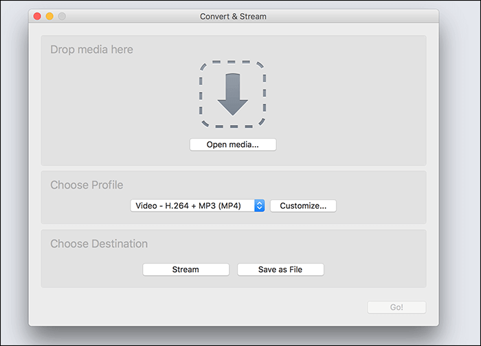 vlc zet f4v om naar mp4