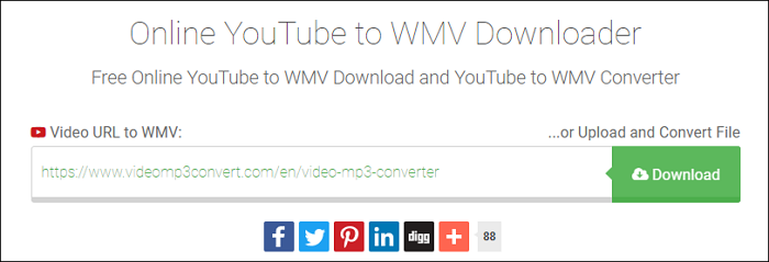 Download YouTube naar WMV online