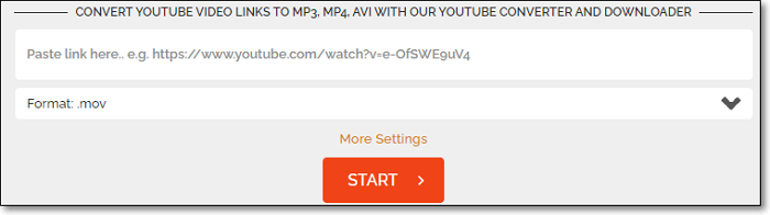 YouTube naar MOV-converter online