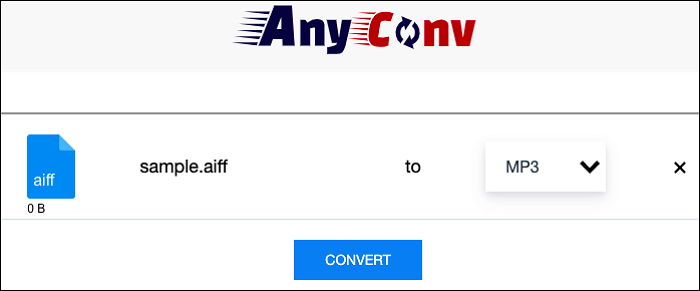 anyconv aiff naar mp3