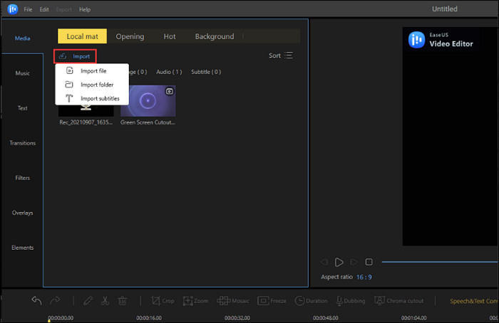 EaseUS Video Editor