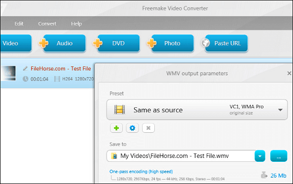 freemake youtube naar ogg