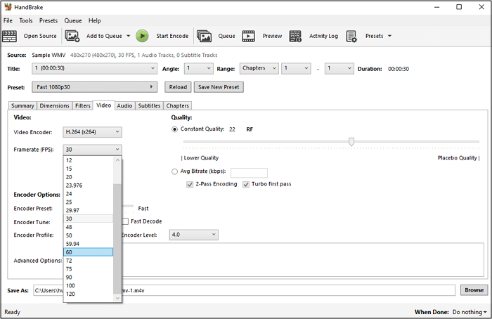 Handrem Video's maken 60FPS op Mac