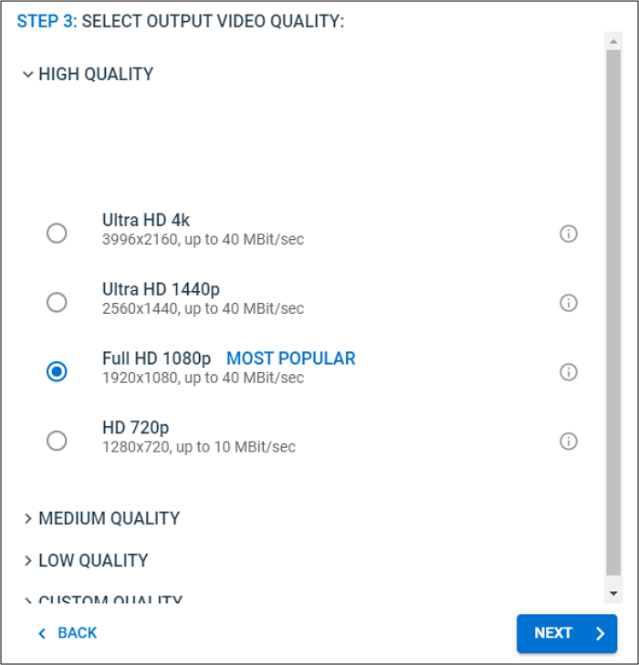 Converteer SD naar HD-video online