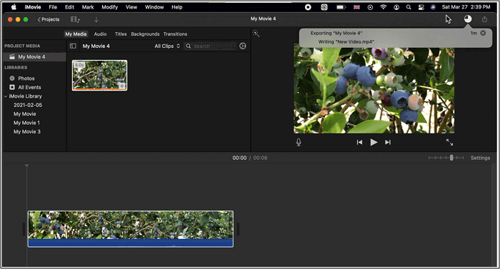 iMovie iPhone-videoconversie Mac-software