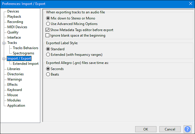 import en export voorkeur