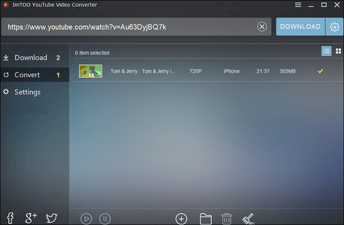 imtoo converteer youtube naar m4r