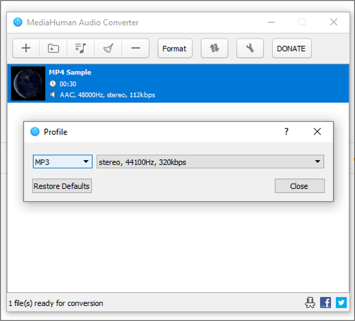 Video naar MP3-converter
