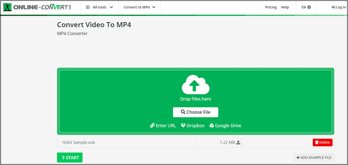 Online H264 naar MP4 converteren