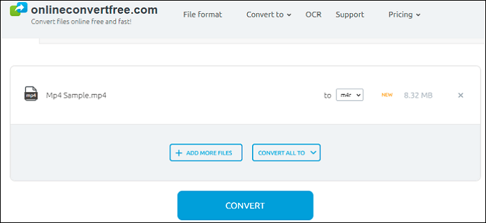 onlineconvertfree voor youtube naar m4r