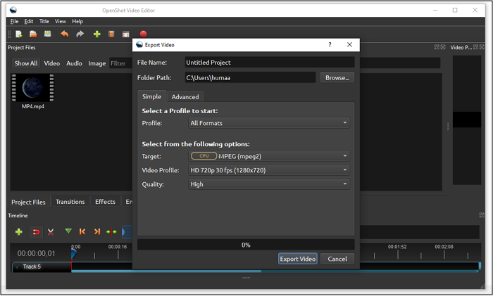 OpenShot Video-editor
