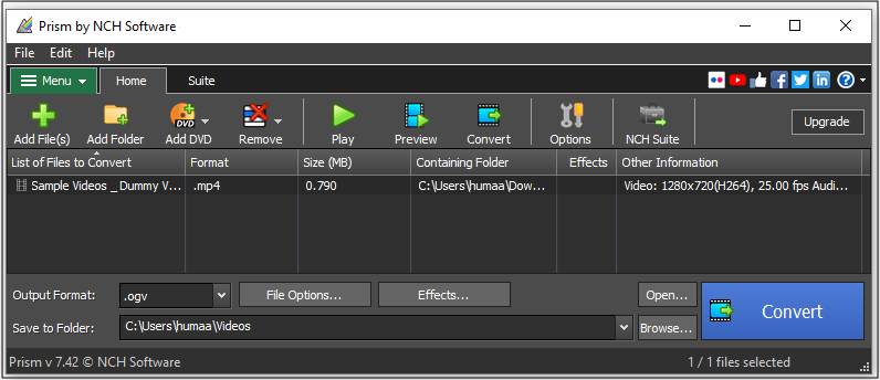Prism Video Converter