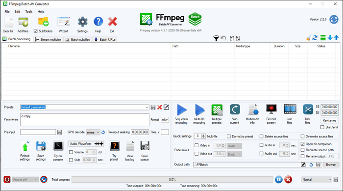 ffmepg audio-omzetter