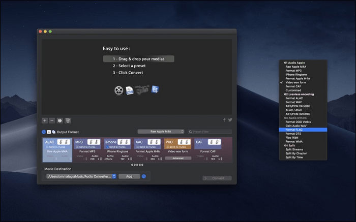 Converteer MP4 naar M4R op Mac