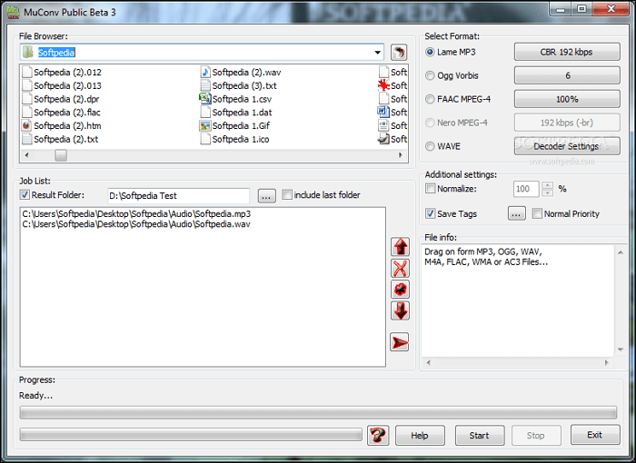 MuConv - open source audio-omzetter