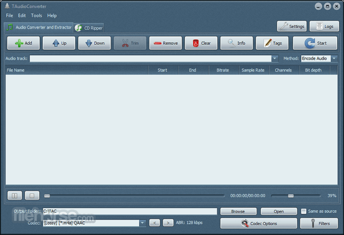 TAudioConverter voor audioconversie
