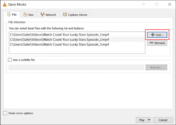 Bestanden importeren