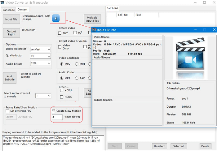 Converteer gratis videoformaten