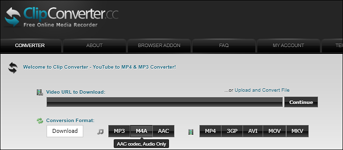youtube naar m4a converter