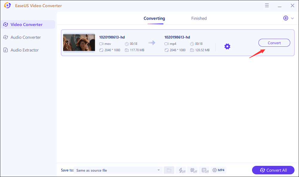 converteer 60 fps-video