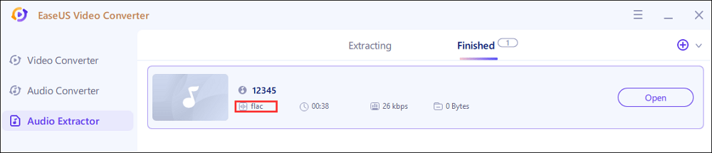 krijg flac van video