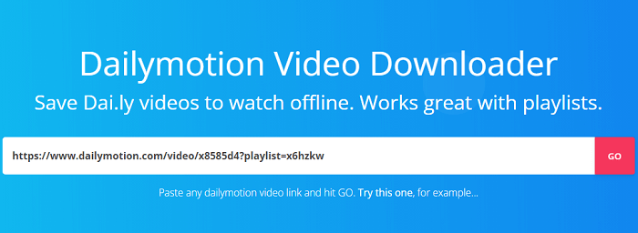 Online Dailymotion video-downloader