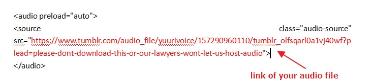 Download audio van Tunblr naar uw computer