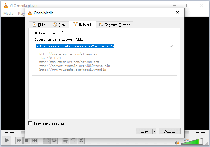Een YouTube-video downloaden naar een laptop met VLC
