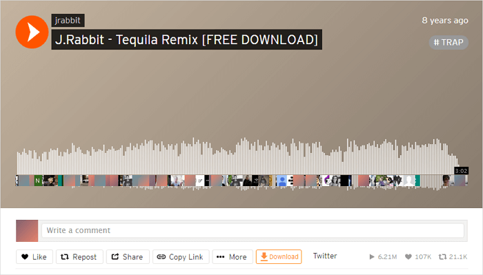Nummers downloaden met de SoundCloud-downloaderextensie