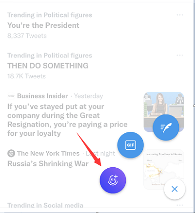 Stap 1 - Neem een Twitter-ruimte op