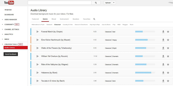 YouTube-audiobibliotheek