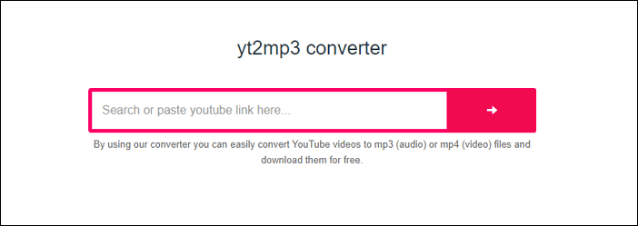Online YouTube-URL naar MP3-converter - YT2MP3