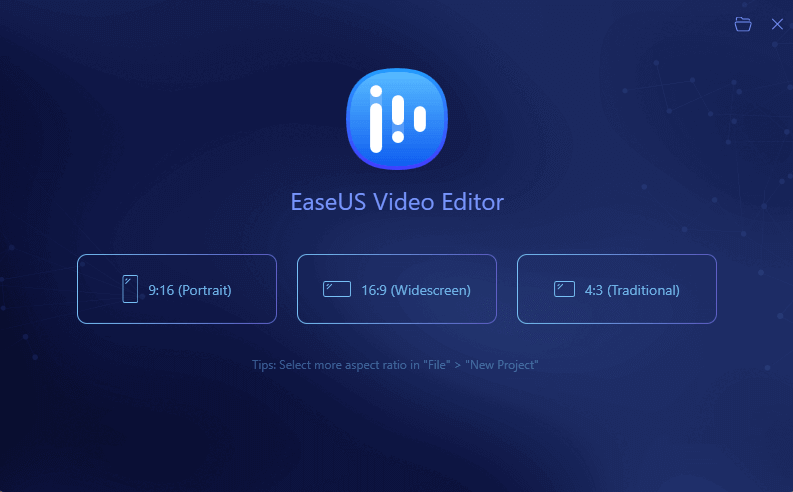 Kies video-aspect